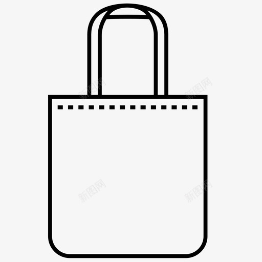 手提袋书包帆布袋图标svg_新图网 https://ixintu.com 书包 帆布袋 手提 手提袋 购物袋 钱包
