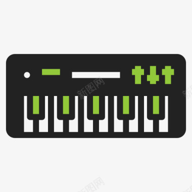 键盘小工具15蓝色图标图标