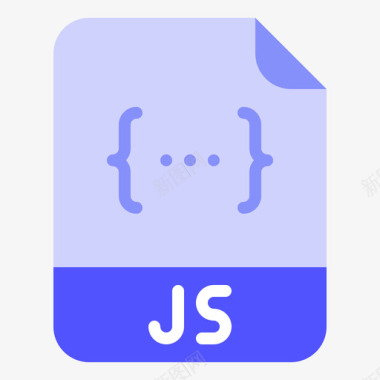 Js格式文件扩展名4平面图标图标