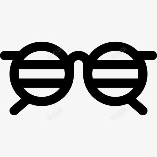 眼镜夜派对36直线型图标svg_新图网 https://ixintu.com 派对 直线 眼镜 线型