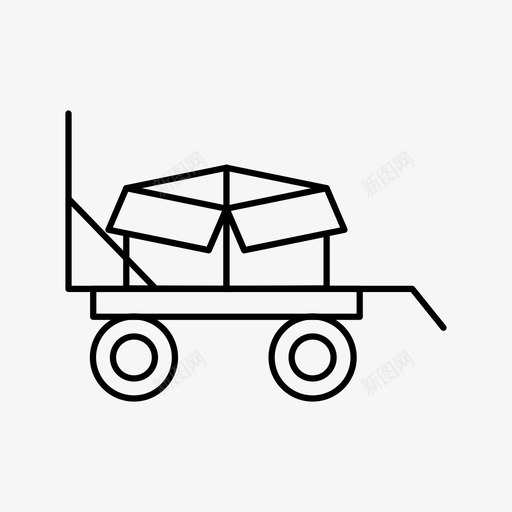 拉杆箱包装产品图标svg_新图网 https://ixintu.com 产品 包装 拉杆箱 运输