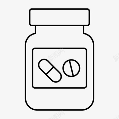 采购产品药丸药物药瓶图标图标