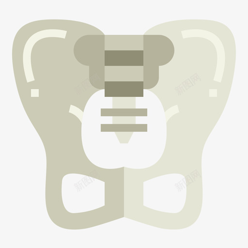 骨盆人体器官5扁平图标svg_新图网 https://ixintu.com 人体 器官 扁平 骨盆