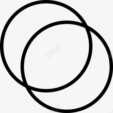 圆形双圆形几何形图标图标