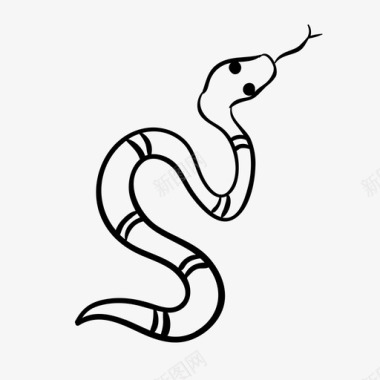 蛇有毒威尼斯人图标图标