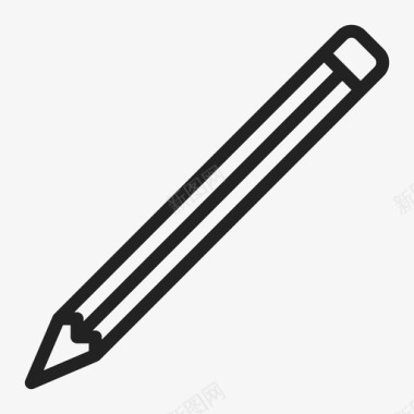 铅笔作文文具图标图标