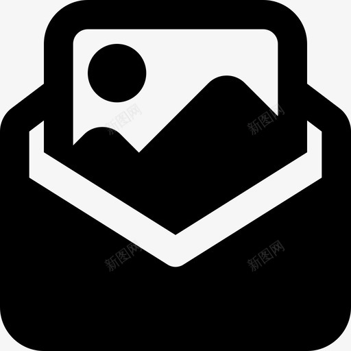 电子邮件照片8已填充图标svg_新图网 https://ixintu.com 已填充 照片8 电子邮件