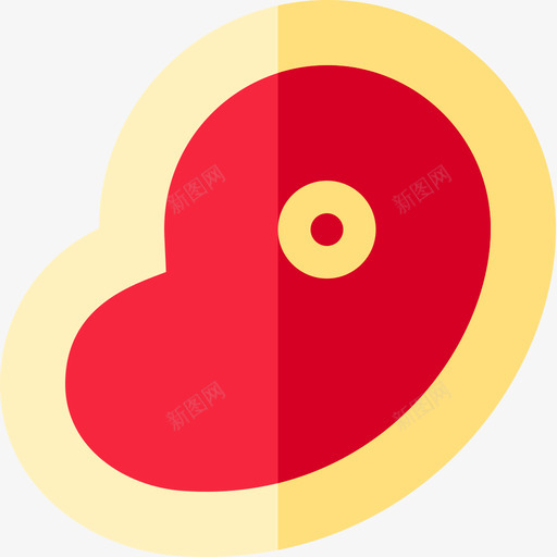 牛排烤肉36平底图标svg_新图网 https://ixintu.com 平底 烤肉 牛排