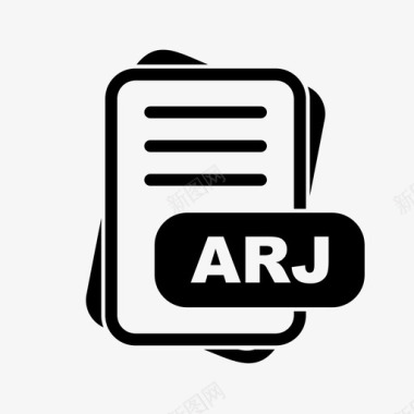 arj文件扩展名文件格式文件类型集合图标包图标
