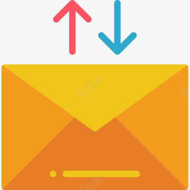 电子邮件移动接口3扁平图标图标