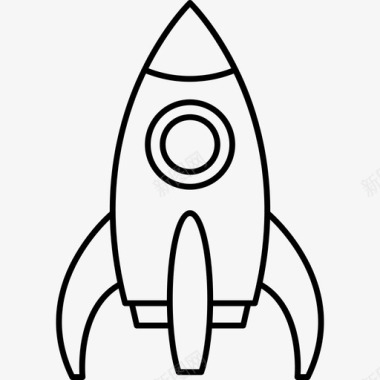 火箭外星飞船宇宙飞船图标图标