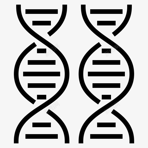 Dna化学39线性图标svg_新图网 https://ixintu.com Dna 化学 线性