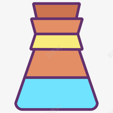 水壶咖啡馆图标4线性颜色图标
