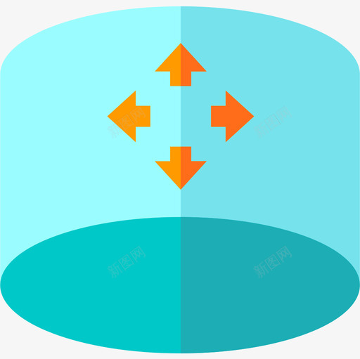 360度虚拟现实71平面图标svg_新图网 https://ixintu.com 360度 平面 虚拟现实
