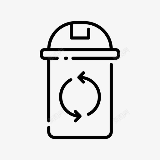 回收环境11线性图标svg_新图网 https://ixintu.com 回收 环境 线性