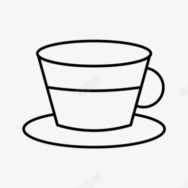 杯子咖啡杯绿茶图标图标