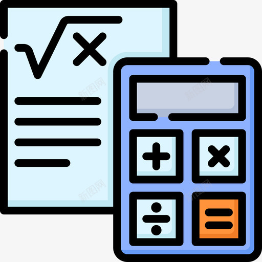 数学学院10线颜色图标svg_新图网 https://ixintu.com 学院 数学 颜色