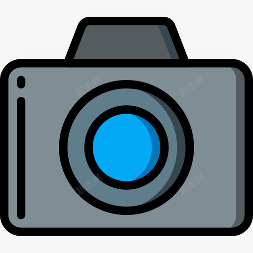 照相摄像机移动接口5图标svg_新图网 https://ixintu.com 摄像机 照相 移动接口5 线性彩色