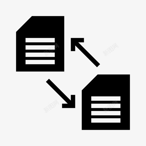 文档文件页面图标svg_新图网 https://ixintu.com 作表 共享 工作 文件 文档 网络 页面