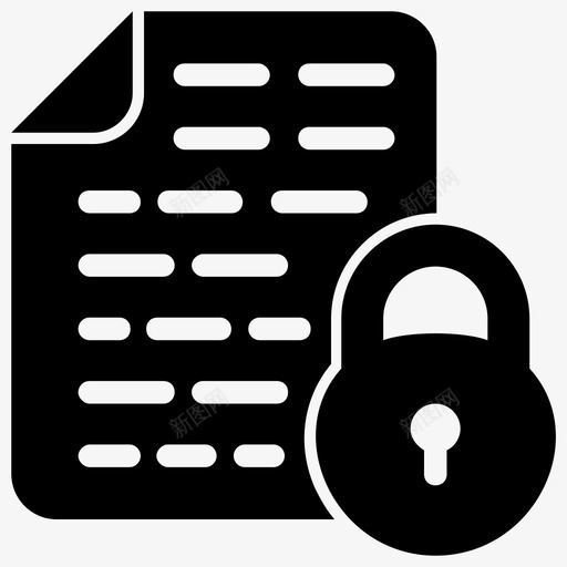 文件安全性数据安全性文件夹安全性图标svg_新图网 https://ixintu.com 受保护数据 数据安全性 文件夹安全性 文件安全性 网络托管字形图标 锁定文件