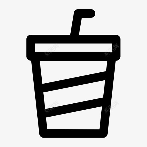 采购产品杯子饮料食物图标svg_新图网 https://ixintu.com 塑料杯 瓶子和玻璃杯 苏打水 软饮料 采购产品杯子 食物 饮料