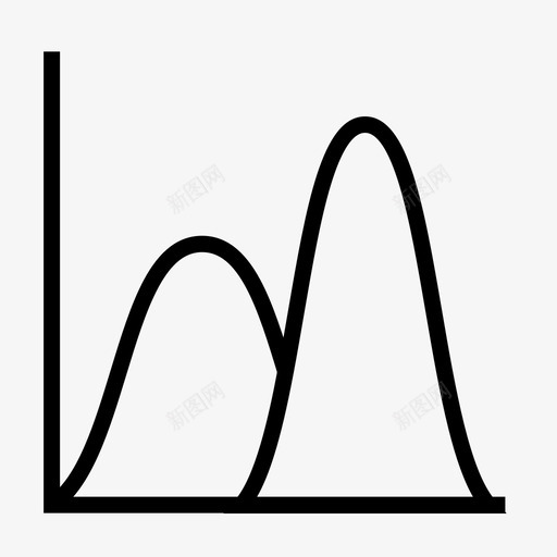 面积图分析图表图标svg_新图网 https://ixintu.com 分析 图标 图表 基本 统计 面积图