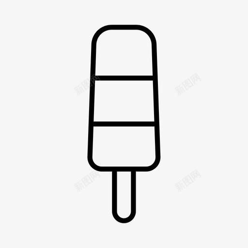 冰棒甜点吃图标svg_新图网 https://ixintu.com 冰棒 冰淇淋 吃 夏天 甜点 食物
