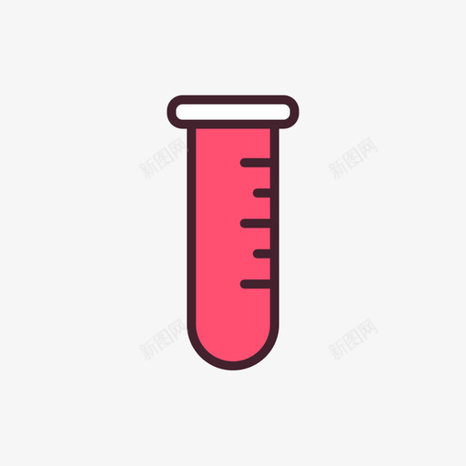 试管药房37线性颜色图标svg_新图网 https://ixintu.com 线性 药房 试管 颜色