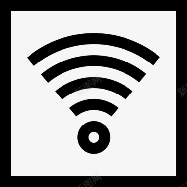 Wifi社交媒体144线性图标图标