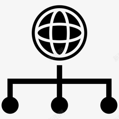 全球链接网络通信全球链接图标图标