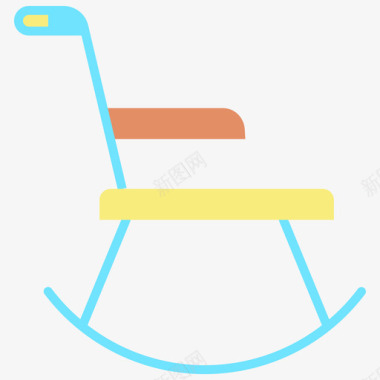 摇椅家具装饰5平板图标图标
