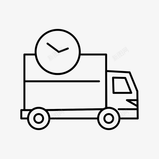 快速交货卡车交货时间快速交货图标svg_新图网 https://ixintu.com vectory 交货 卡车 快速 时间