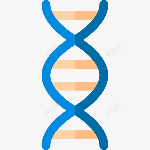 Dna医学35扁平图标svg_新图网 https://ixintu.com Dna 医学 扁平