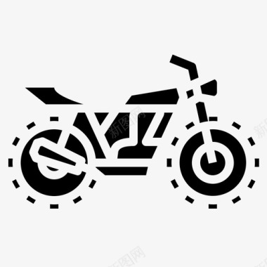 追踪器摩托车运输车辆图标图标
