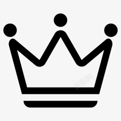 身份未认证皇冠 王冠 会员 身份 等级 认证 线性高清图片