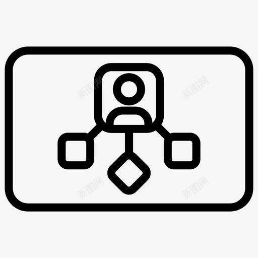 网络连接internet图标svg_新图网 https://ixintu.com internet 业务图标加粗线条集555 网络 连接