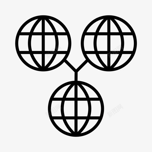 全球贸易商业经济图标svg_新图网 https://ixintu.com 全球 商业 物流 经济 贸易