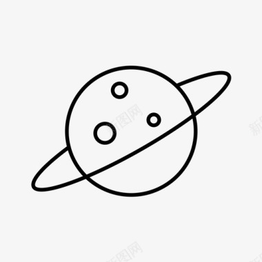 太空行星天王星图标图标
