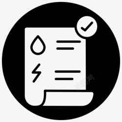 汽车充值支付账单在线支付收据图标高清图片