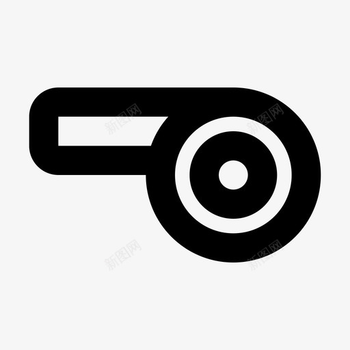 哨子健康裁判图标svg_新图网 https://ixintu.com 健康 哨子 大纲 裁判 运动