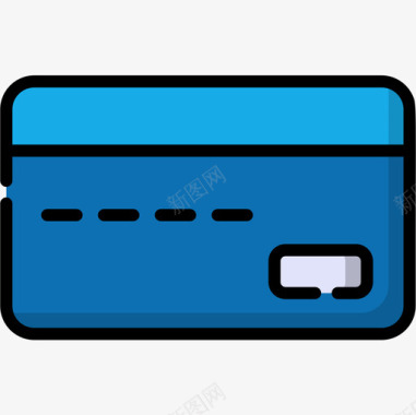 信用卡经济型46直系颜色图标图标