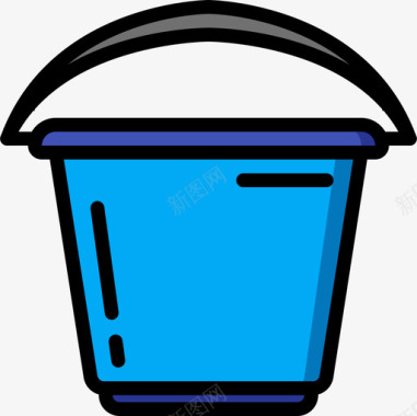 桶容器5线颜色图标图标