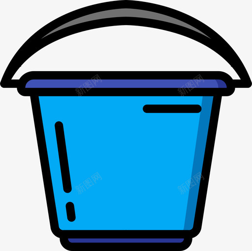 桶容器5线颜色图标svg_新图网 https://ixintu.com 容器5 桶 线颜色