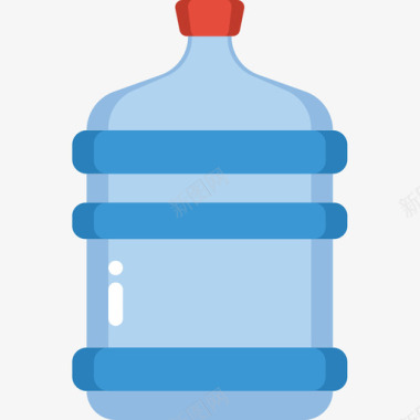 水瓶容器3扁平图标图标