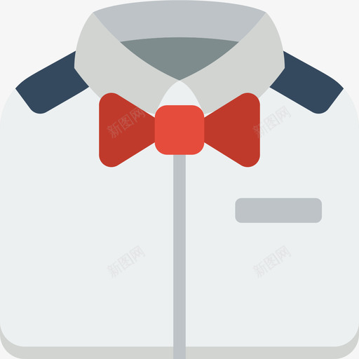衬衫时装和服装4平装图标svg_新图网 https://ixintu.com 平装 时装 服装 衬衫