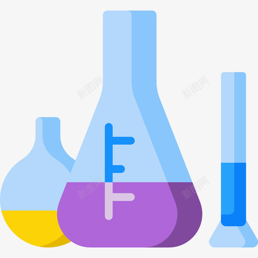 化学物质生物工程38扁平图标svg_新图网 https://ixintu.com 化学物质 扁平 生物工程38