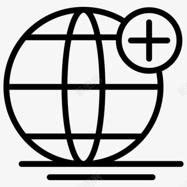 地球互联网行星图标图标