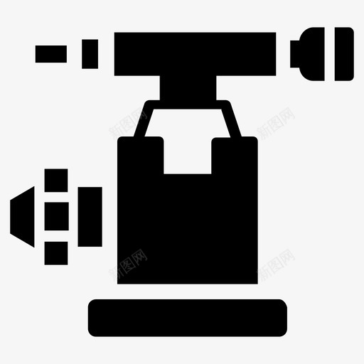 三脚架数码相机摄影器材图标svg_新图网 https://ixintu.com 三脚架 摄影器材 数码相机