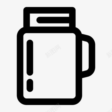 玻璃罐饮料食物图标图标