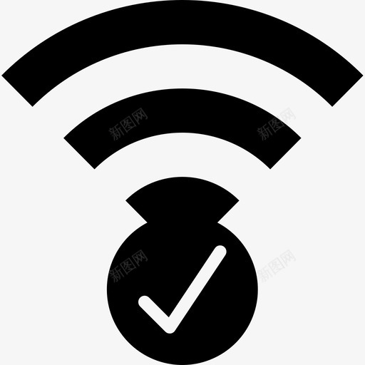 Wifi移动接口2填充图标svg_新图网 https://ixintu.com Wifi 填充 接口 移动